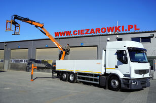 Renault Premium 460 DXI EEV 6x2, crane Atlas 2900 kg on 6m camión caja abierta