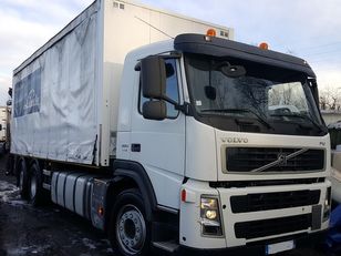 VOLVO FM 380 6X2 + hiab 144 BS 2 HI DUO camión con lona corredera