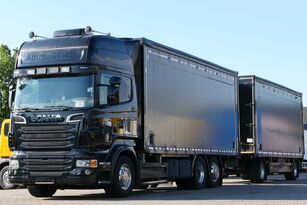 SCANIA R480 6x2 P+P+HF + szerelvény camión toldo + remolque toldo