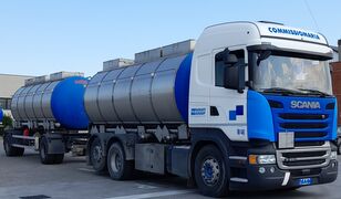 Scania R450 camión cisterna + camión cisterna remolque