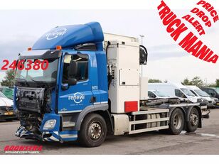DAF CF CF 300 6X2 VDL FS Flex Translift Euro 6 Mullwagen 113.921 km! camión con gancho