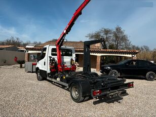 IVECO Daily 35C15 Hook lift truck + crane  camión con gancho