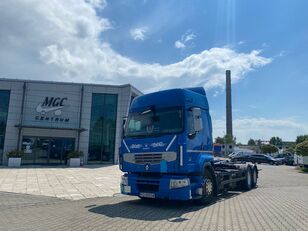 Renault Premium DXI 430 EEV, Skiploader, new Service, works fine, TR pos camión con gancho
