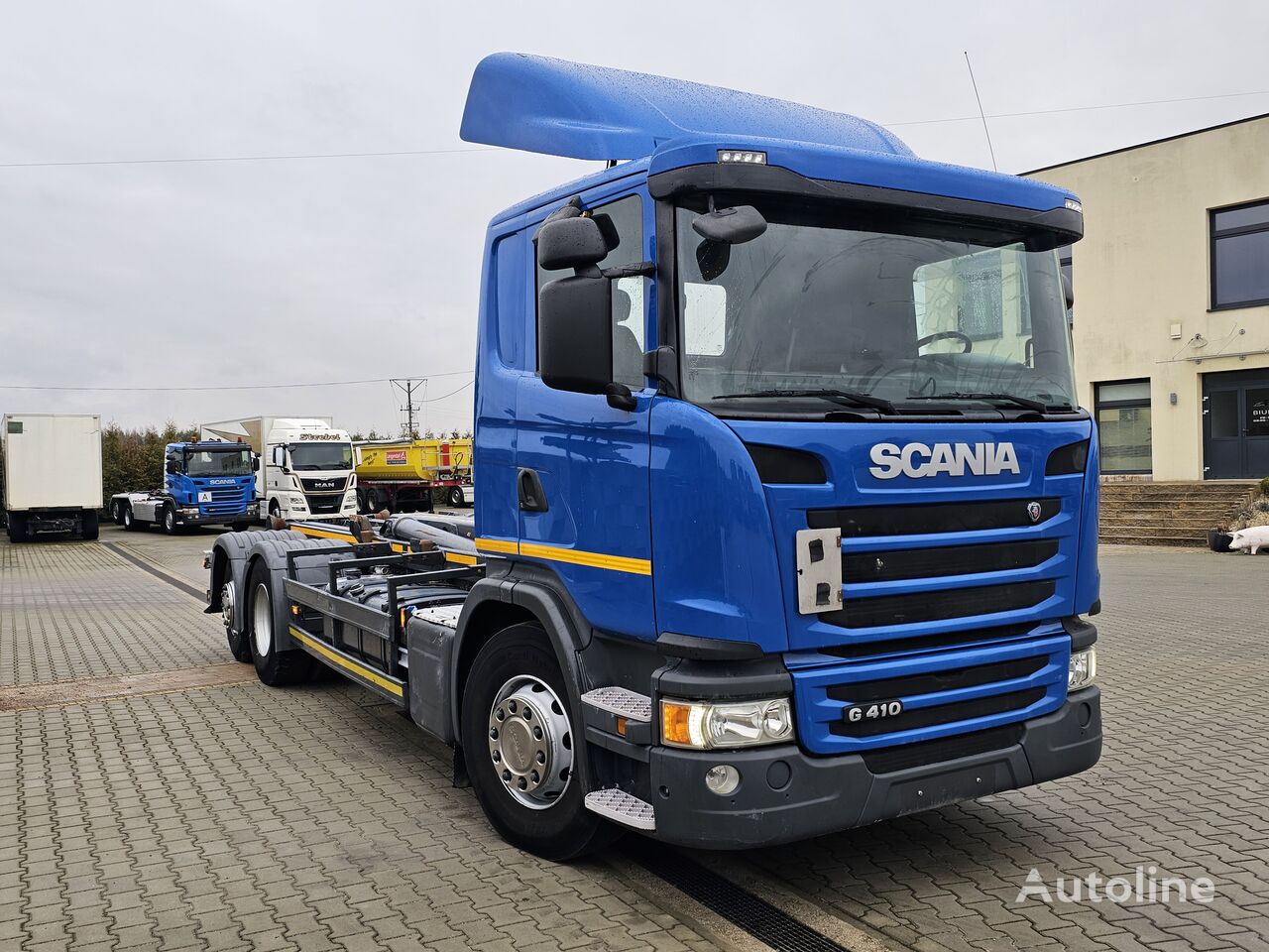 Scania SCANIA G 410/6x2, Hakowiec camión con gancho
