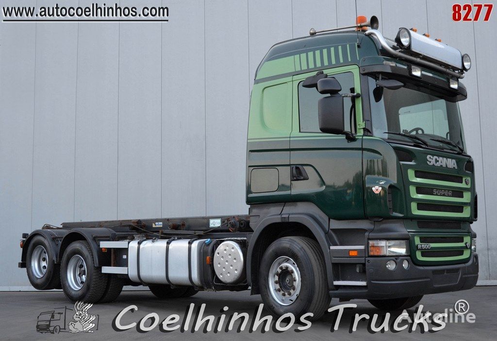 Scania R 500 // Steel Suspension + retarder camión con sistema de cables