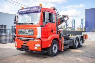 MAN TGA 26.390 BL + FASSI F160 camión de contenedores