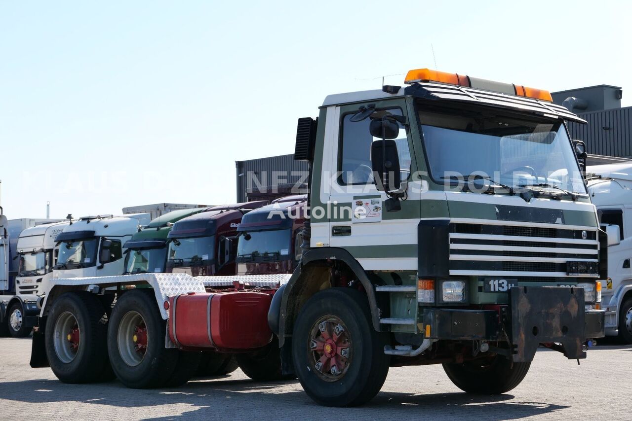 Scania 113H P360 Kipphydraulik Analog Tacho Blatt camión de contenedores