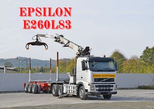 Volvo FH 520 * EPSILON E260L83 * Anhänger /6x4 camión maderero