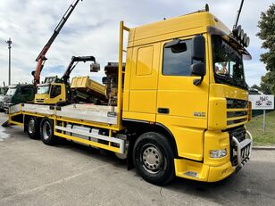 DAF XF 105.410 6x2 MACHINE CARRIER + RAMPS + WINCH - EURO 5 - LIFT-A camión portacoches