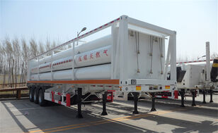 3 axles CNG compressor national gas semitrailer cisterna de gas nueva