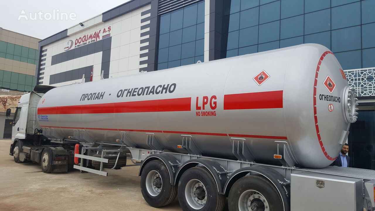 Doğumak LPG Tanker Trailer gaz tankeri römork cisterna de gas nueva