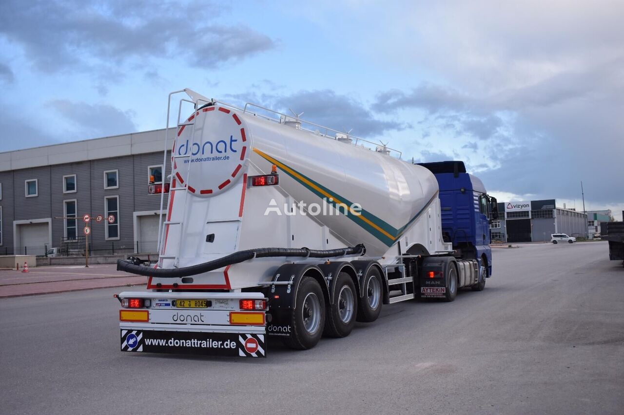 Donat Flour tank trailer cisterna para transporte de harina nuevo