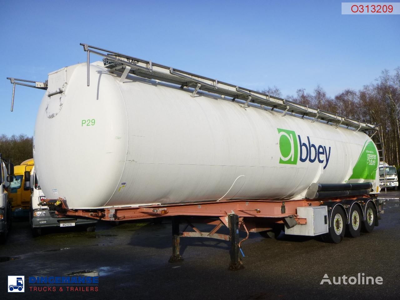 LAG L.A.G. Powder tank alu 60.5 m3 (tipping) cisterna silo