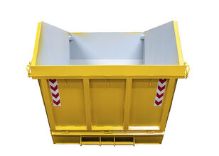 Absetzmulde Absetzcontainer Mulde Container 12cbm offen klappe contenedor de obra nuevo