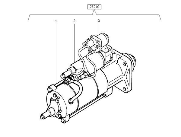 Motor Arranque Renault Premium Distribution 300.26D 5010217532 arrancador para Renault Premium Distribution 300.26D camión