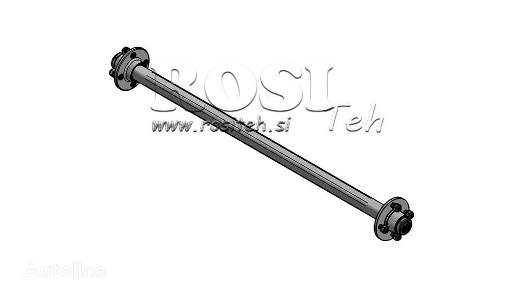 Axle for tractor trailer, Anhänger 1150kg, 3300kg, 4800kg, eje para remolque