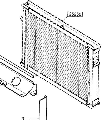 Radiador Renault B 120-35/55/65 Messenger E2 Chasis  (Modelo B 1 5000398274 radiador de refrigeración del motor para Renault B 120-35/55/65 Messenger E2 Chasis (Modelo B 120-65) 90 KW E2 [2,5 Ltr. - 90 kW Diesel] camión