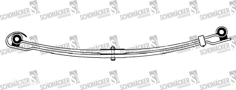 Mercedes-Benz Schomäcker 334160, O.E. 6743204202 6743204202 suspensión de ballesta para camión