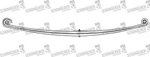 Volvo Schomäcker 097120, O.E. 257927 257927 suspensión de ballesta para camión