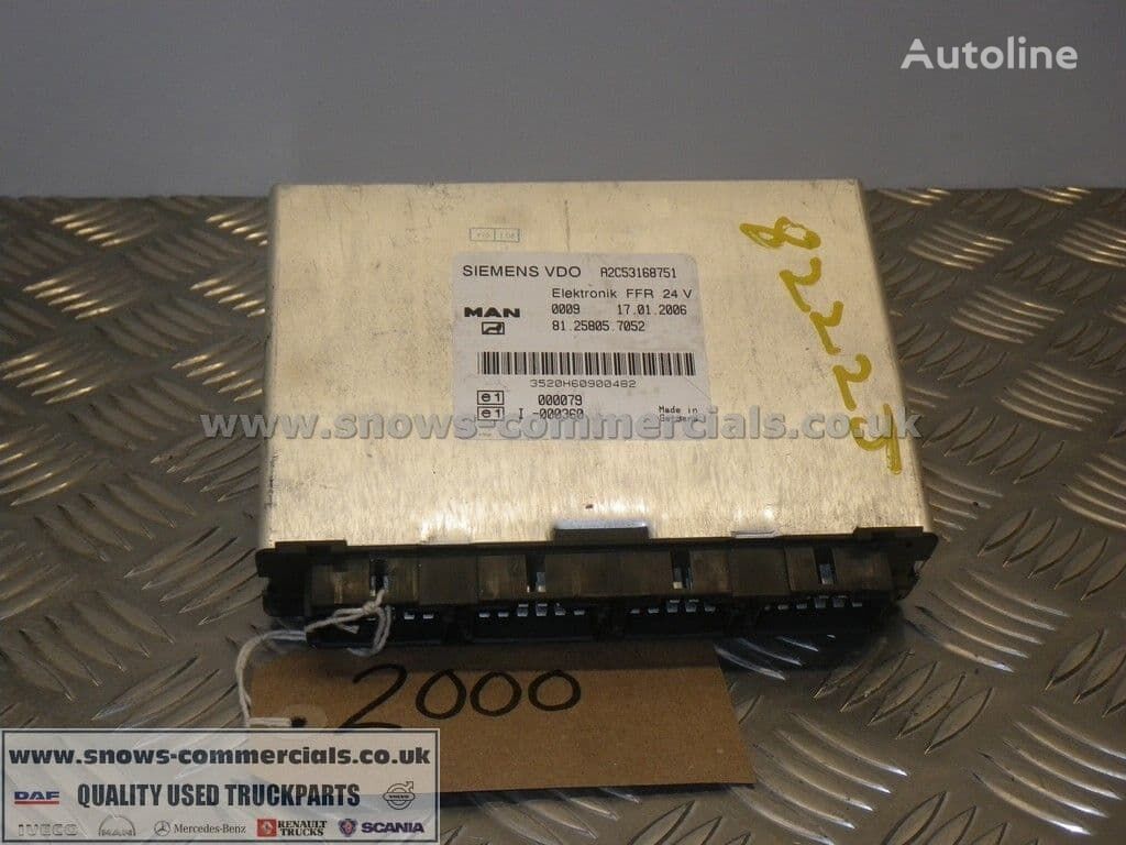 FFR ECU 81.25805-7052 unidad de control para MAN TGL camión