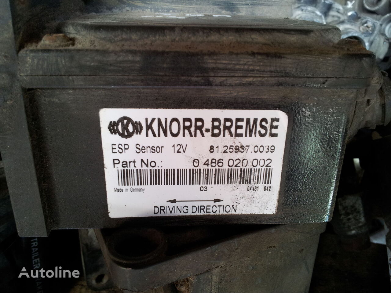 Knorr-Bremse TGA, TGX, ESP sensor unidad de control para MAN TGA, TGX tractora