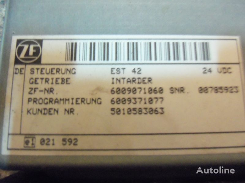 Renault DXI Intarder Control unit, EDC, ECU 5010583063, 0260001028, 5010 unidad de control para Renault MAGNUM DXI  tractora