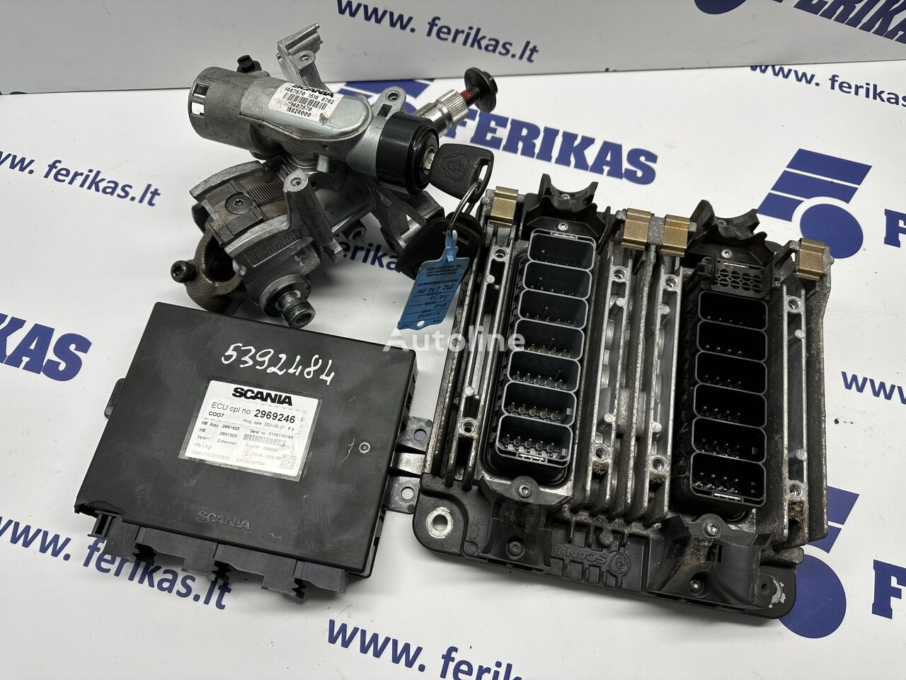 Scania DC13 115 EURO 6 engine start set, ignition set unidad de control para Scania R tractora