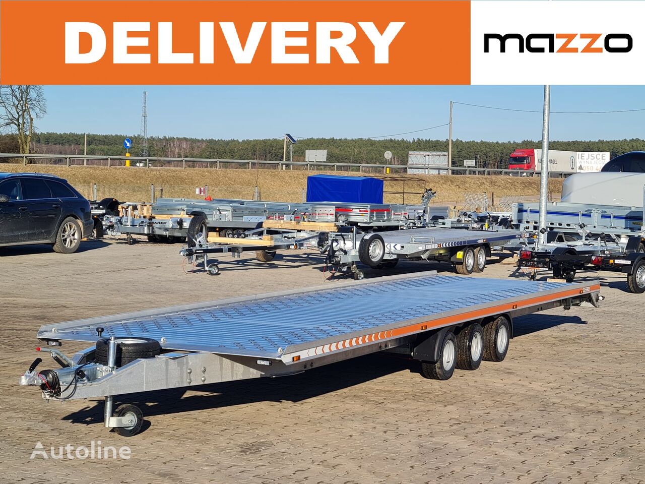 G852135 Alu trailer ONLY 840kg! Two cars remolque portacoches nuevo