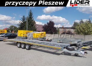 Lider trailers LT-075 przyczepa 850x210, ciężarowa laweta alumin remolque portacoches nuevo