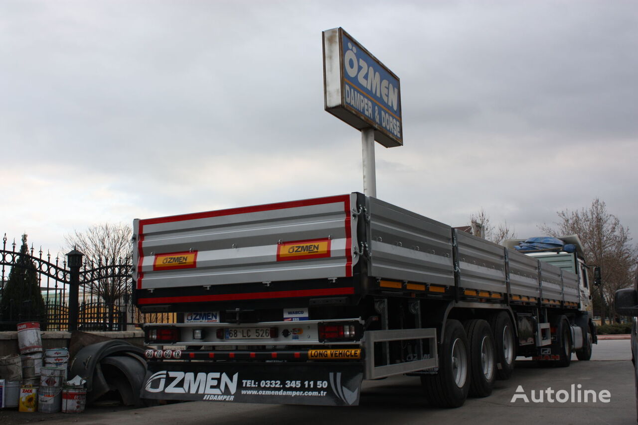 Özmen Damper FLATBED WITH SIDE DOOR - DROPSIDES semirremolque caja abierta nuevo