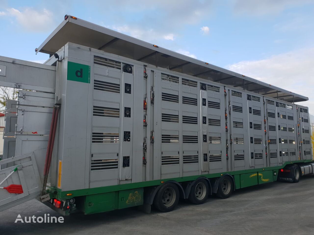 Menke-Janzen semirremolque para transporte de ganado