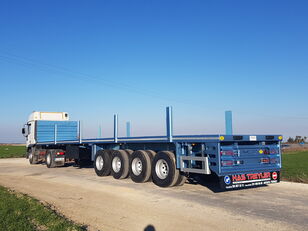 ALAMEN Flatbed Semi Trailer for sale (from Manufacturer Company) semirremolque de contenedores nuevo