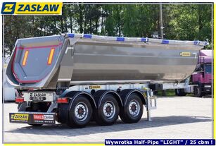 ZASLAW TRAILIS 25-30 m³ HARDOX 650 Half-Pipe Tipper Stone Carier READY 2 PCS semirremolque volquete