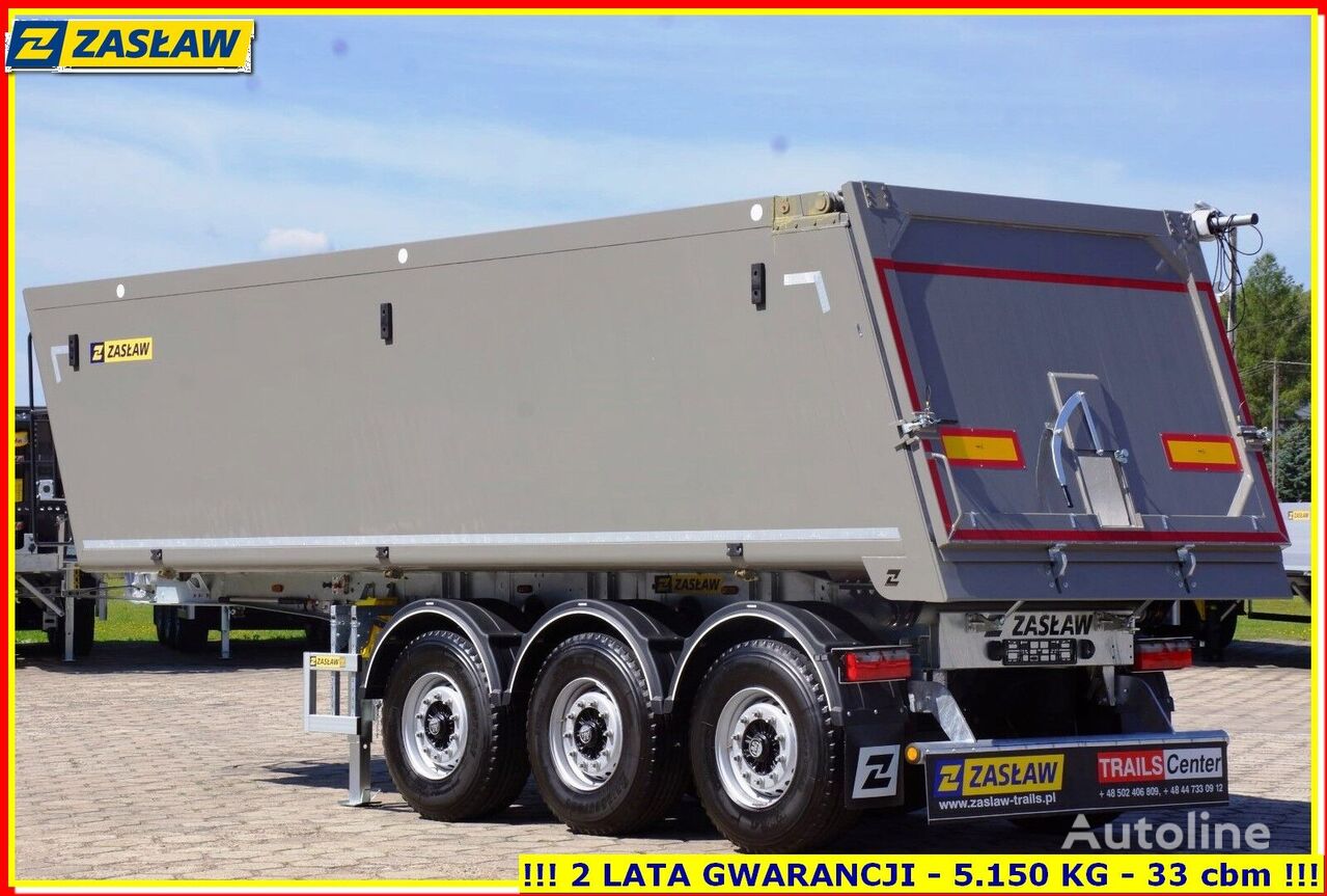 Zasław 32 m³ - 5.190 kg tipping semi-trailer for stones & sand READY !! semirremolque volquete nuevo