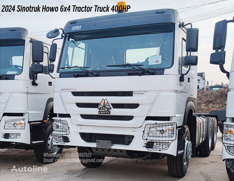 Sinotruk Howo 2024 6x4 Tractor Truck 400HP for Sale in Malawi tractora nueva