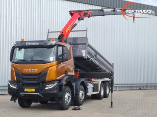 IVECO X-way 480 8x4 - Palfinger Kraan, Crane, Kran, Grue - Kipper, Tip volquete