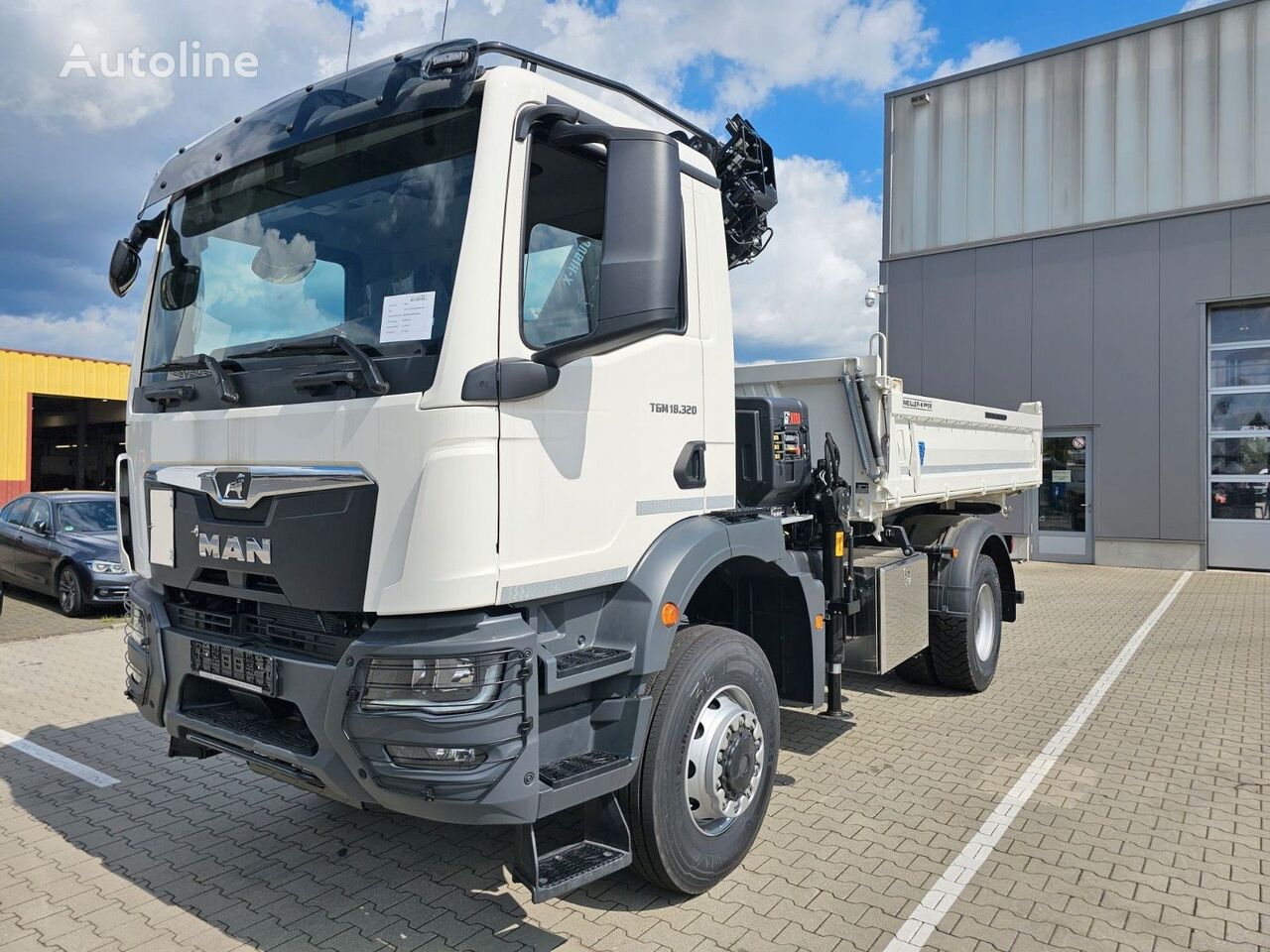 MAN TGM 18.320 MEILLER 3-SK HIAB 138 3xhydr Funk 4x4 volquete nuevo