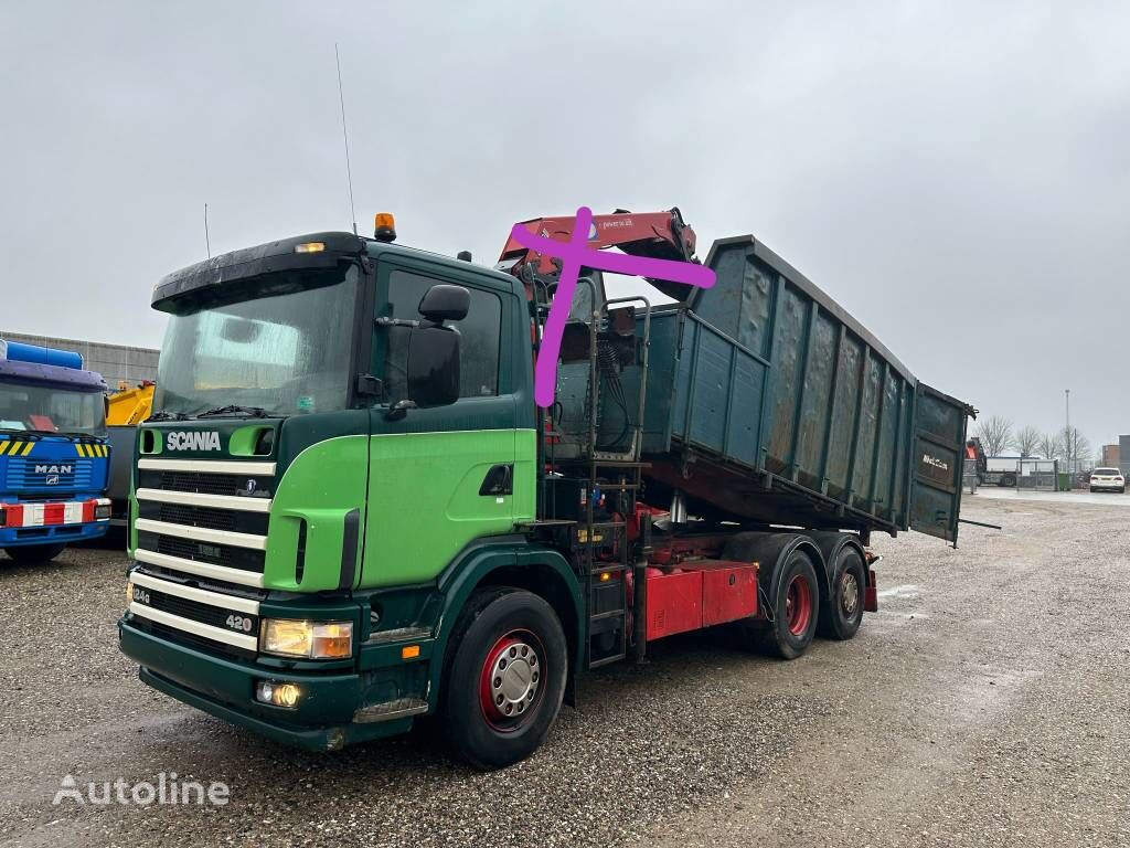 Scania G124 6x2/4 // 3 way tip volquete