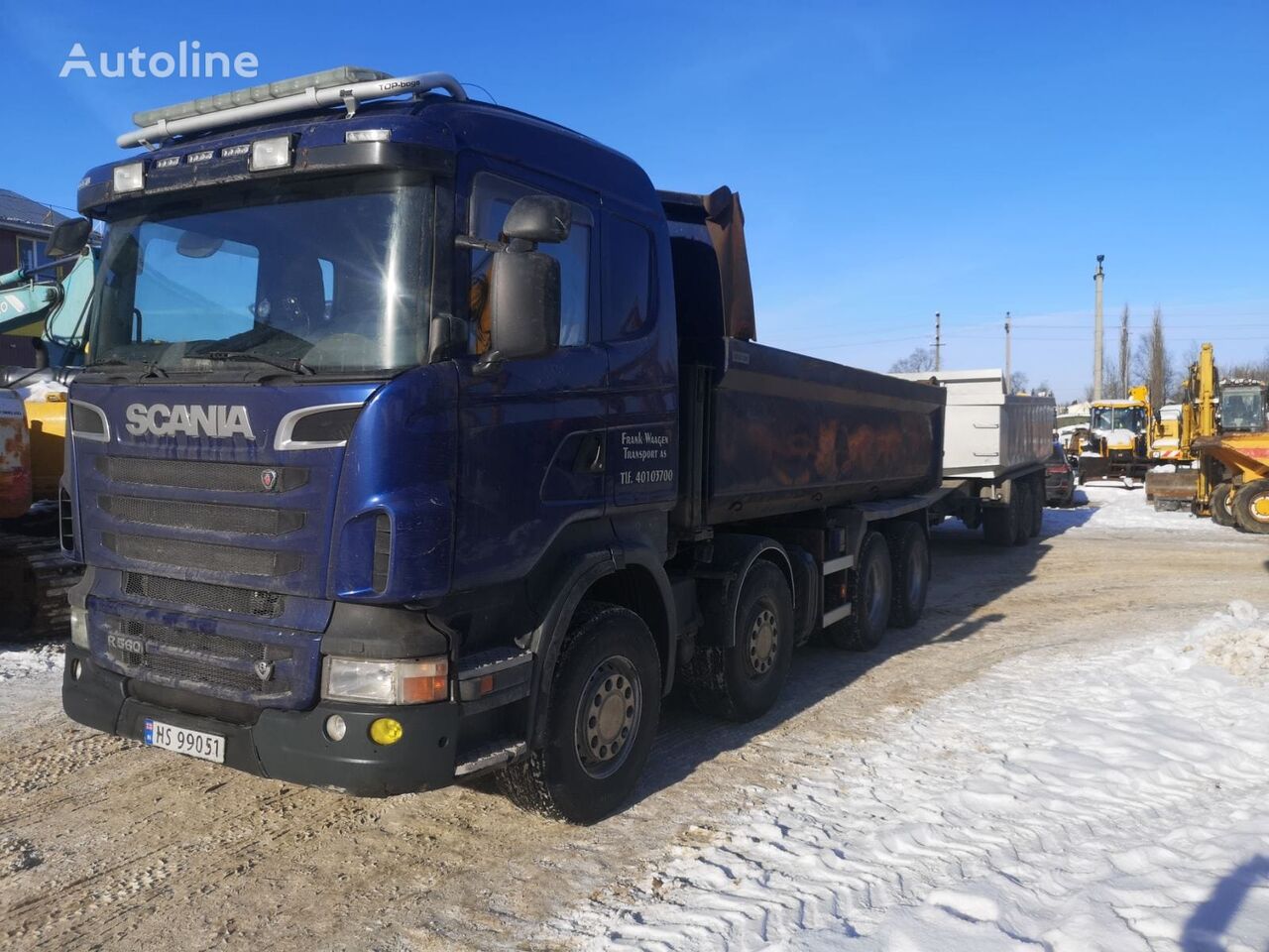 Scania R560  volquete