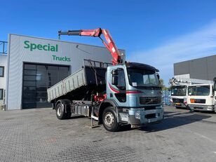 Volvo FE 280 4x2 kipper + HMF 1110 K2 volquete